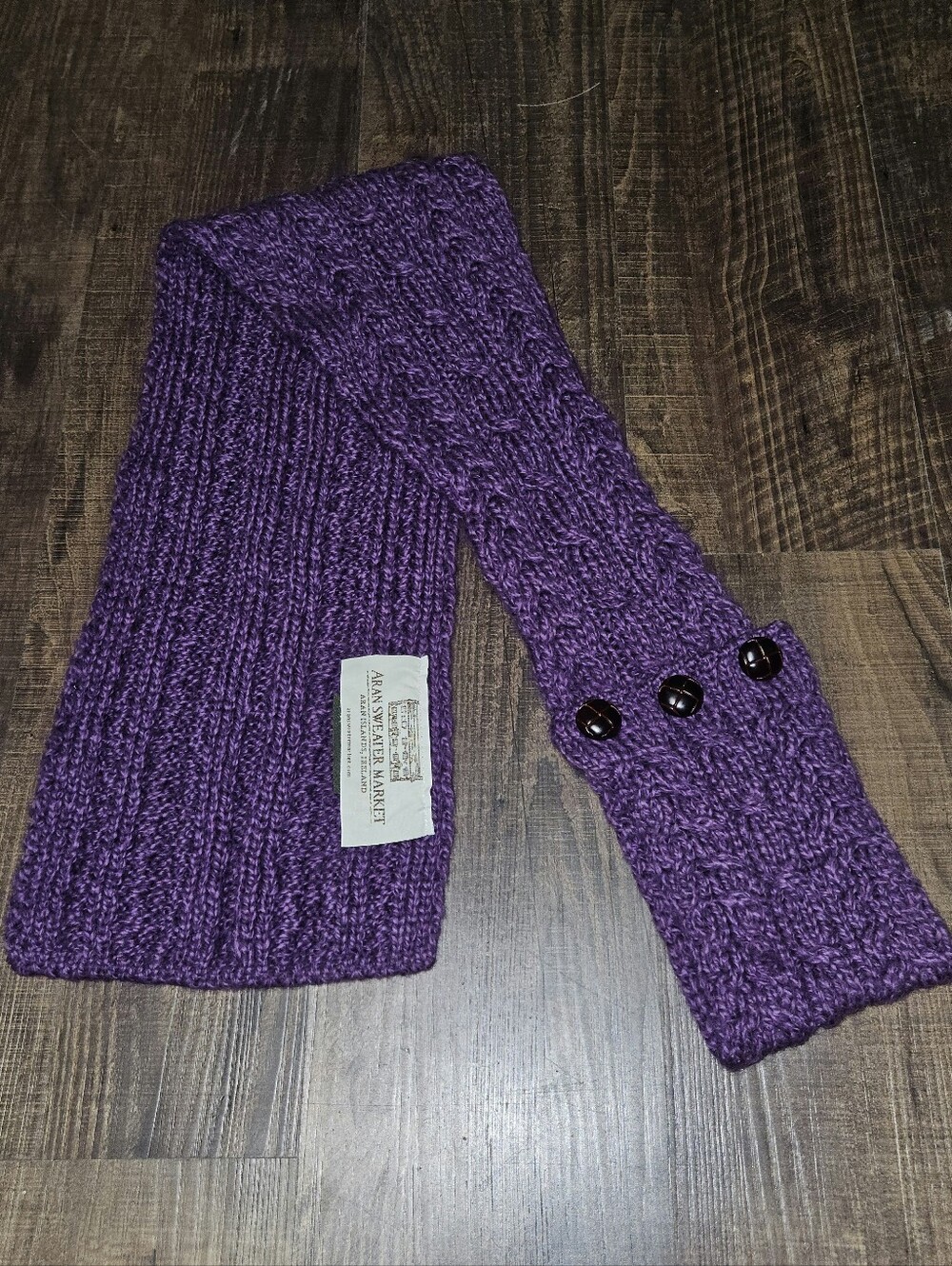 Aran Sweater Market Wool Scarf